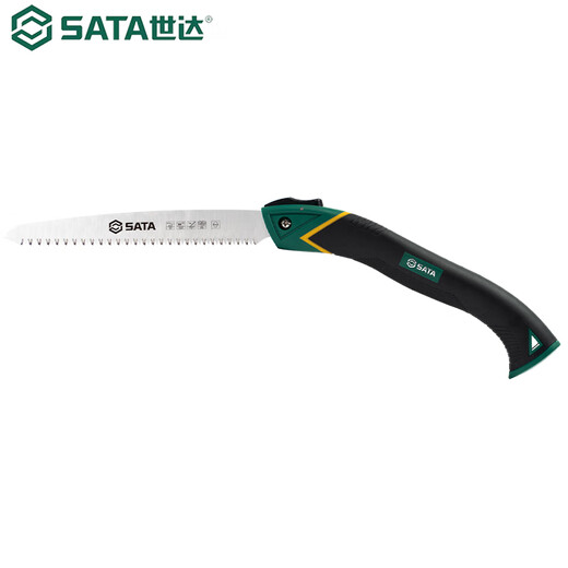 SATA 93526 folding hand saw, garden saw, fruit tree saw, large garden tool hand saw 9 inches