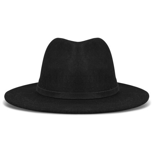 LUCKY BRAND Wool Felt Hat Wide Brim Adjustable Women's Autumn and Winter Versatile Sun Hat Black One Size