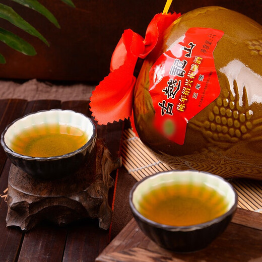 Guyue Longshan Aged Huadiao for three years, semi-dry Shaoxing rice wine, 1L*2 jars, full box