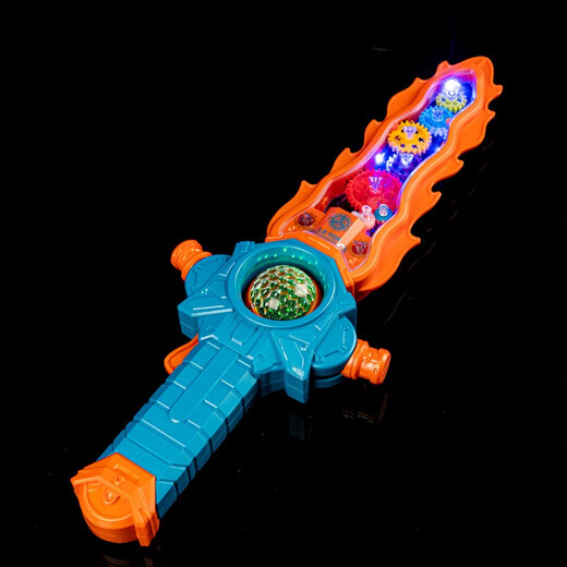 Smart Little Expert Sword juguete para niños Espada para niños Sword para bebés Cambio de plástico Luminoso Cambio de plástico y Light Ligero Gran Holy Sword Boy [Azul] Sound de engranaje fresco y espada ligera 9710 Conjunto de carga 3 Secciones No. 5 + destornillador