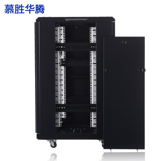 Armoire Musheng Huateng UPS 1.2M 22U commutateur Armoire de réseau TC Série Cabinet de serveur de salle informatique 19 pouces standard TC6622 600 * 600 * 1200 Cabinet réseau Porte de réseau