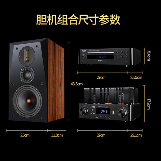 JUDI JUNDI S306 FEVER GRADE BILE Machine combinaison Audio Set Electronic Tube Bile Machine Amplificateur de 6,5 pouces trois quarts HIFI AUDIO SOIR BURANCE AUDIO