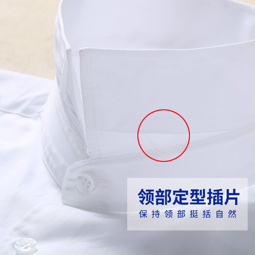 Amurs Love Muse Importierte Stoff 120 Langarm-Hemd für Männer, Business Formal Wea White Cotton High-End-Hemd, weiß 43b (165 ~ 175jin [Jin gleich 0,5 kg] tragen)
