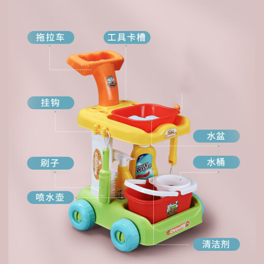 欣格儿童扫地玩具仿真过家家打扫套装宝宝清洁工具生日六一儿童节礼物