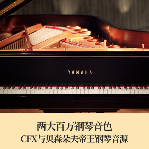 Yamaha (YAMAHA) electric piano CLP725/735/745/825/835/845 solid wood vertical piano professional 88 heavy hammer keyboard CLP-835B black official standard + full set of accessories