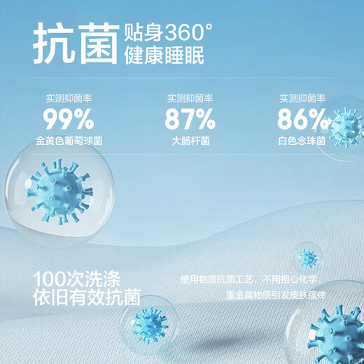 
JD.com pure cotton shorts antibacterial pajamas men's boxers home breathable summer casual men's loose aro pants black L