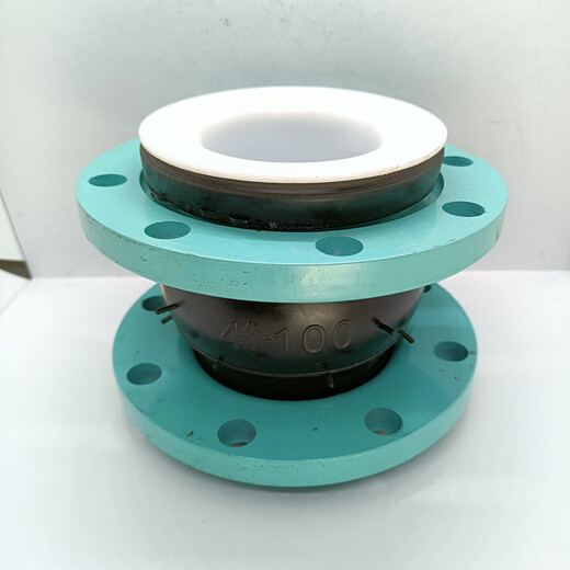 Yue Changsheng customized KXT flexible PTFE-lined flange soft joint soft connection oil-resistant, acid-resistant, alkali-resistant and high-temperature resistant (national standard carbon steel flange) DN200*1.6Mpa flange