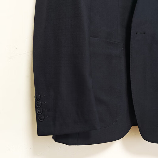 Jijia anti-wrinkle worsted wool single suit men's business casual suit wool jacket suit suit top Navy blue Regular 33 088A suit trousers