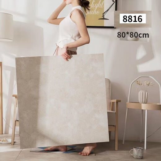 Rental house Internet celebrity renovation and renovation PVC self-adhesive floor tiles thickened marble ins bedroom wear-resistant plastic mat 6627 stone patterns 60*60 cm