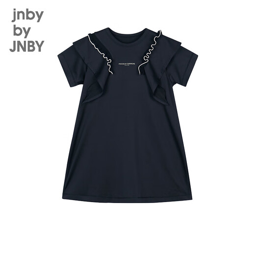 
jnby by JNBY [Sports Series] Jiangnan cloth children's clothing sun protection short-sleeved dress summer girls children 1O4G12590 001/年博 150 cm