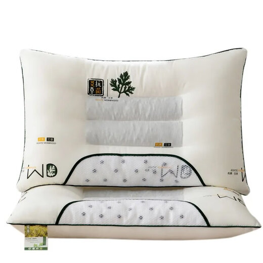 
Mercury Home Textiles In-house Purchase Club Mugwort Cassia Neck Protection Pillow Setting Pillow Student Dormitory Household Pillow Core Undeformed Sleeping Pillow Mugwort Cassia Neck Protection Pillow [High Pillow 983g] 48cm*74cm [Pair of One Package]