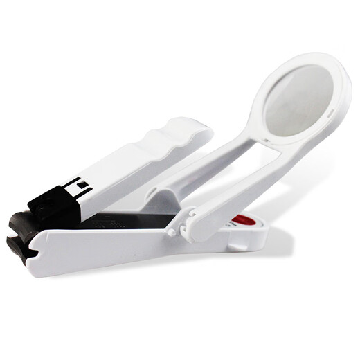 Kaiyin Kaiyin (KAI) nail clippers imported from Japan, nail clippers for the elderly, with nail file, splash-proof storage (magnifying glass)