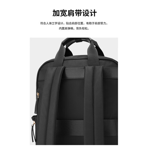 Sac à dos épouvantail Sac à dos phare pour femme Nouveau sac de voyage grande capacité Sac d'école léger et tendance Sac de maman hydrofuge Noir - Petite édition 31*12*24 cm