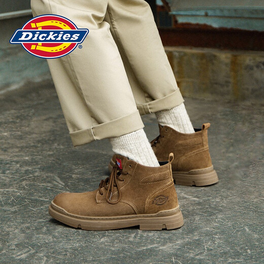 Dickies Martin Boots Herrenstiefel Frühling Männer Frauenpaar Stiefel Retro Brock Boots Herren High Top Britische Arbeitsschuhe Herrenschuhe Brown [Männer und Frauenstil] 42