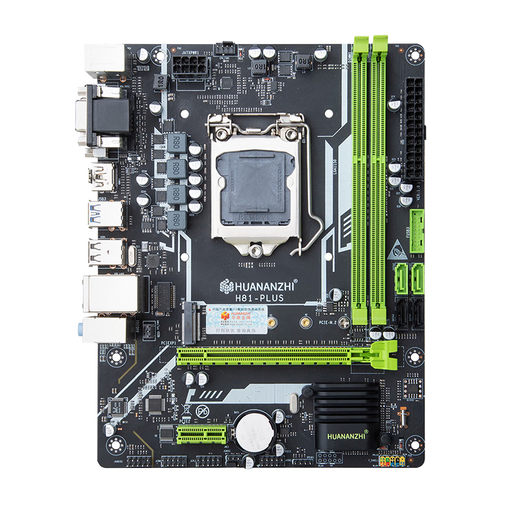 South China gold medal h61/b75/b85/h81plus brand new computer motherboard m.2 desktop 1155/1150 pin i54590 H8 1PLUS