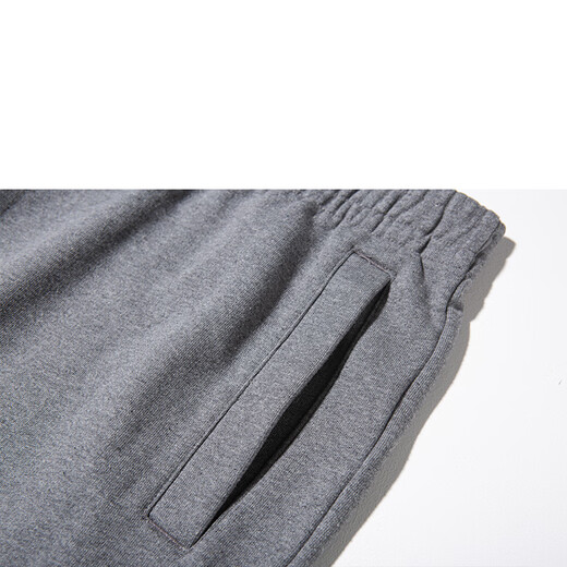 Calvin KleinCK men's men's sweatpants simple embroidered leg knitted sweatpants gray L