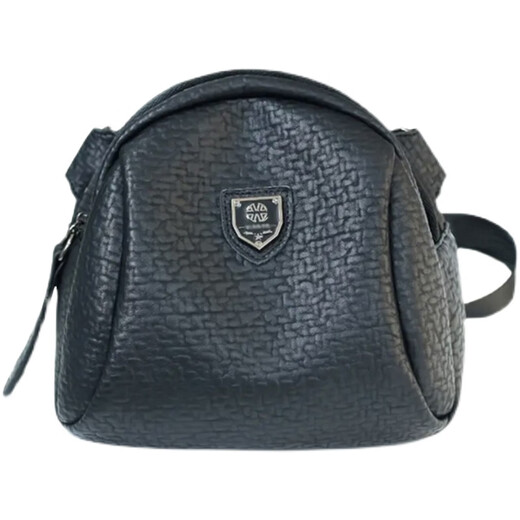 Kuqi Kangaroo Big Stomach Messenger Bag Women 2024 Summer New Fashion Shoulder Women's Bag Versatile Soft Leather Shell Bag Black Cowhide Letter Strap