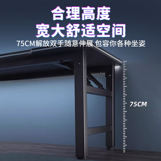 Quanpinwu folding table computer table home study desk e-sports table game table study table simple office desk long table