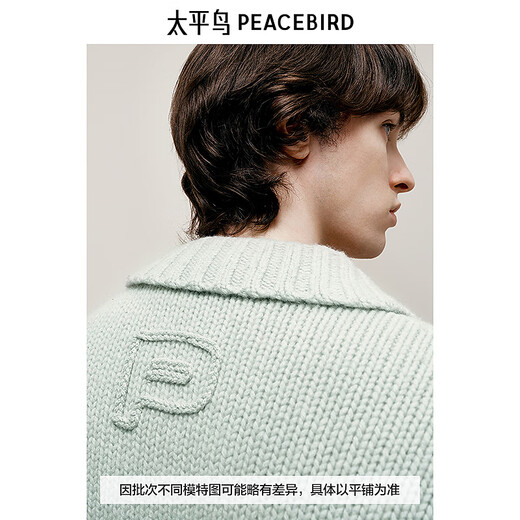 Mizebird Мужская одежда [серия совместной совместной работы Juan Salazar] Cardigan Casual Sweater B1EAE4C14 Green 1 S