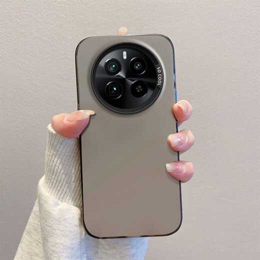 佩诺realme真我GT5pro手机壳RMX3888闪速版保护套防摔高端彩银磨砂硅胶手感丝滑时尚潮流创新款硬外壳 【彩银壳】黑+陀螺支架 真我GT5pro