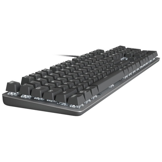 
Logitech mechanical keyboard K845 wired keyboard Full size single light TTC axis Gaming office keyboard DIY keycap K845 blue axis + white transparent keycap