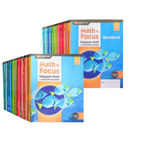 正版  美国小学数学教材和练习册 Math in Focus 系列 加州教材 英文原版数学美国课本 非新加坡课本 非新加坡教材 非新加坡教辅 2B教材正版精装一本