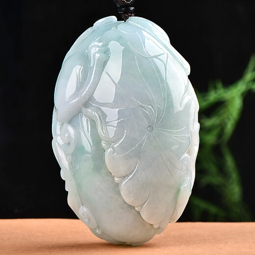 Jade Handle Piece, an Orphan of a Thousand Years, Jade Plate and Jade Pendant for Men, Symbolizing Success in Career, Pixiu Handle Piece QZK2582i