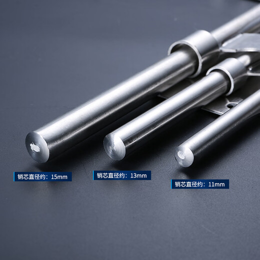 XMSJ304 stainless steel extra large thickened door latch door bolt exposed anti-theft padlock door latch wooden door old buckle lock 16 inch 11 core pole thick 11MM