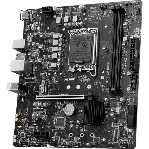 
MSI B660M B760M Z790 B660 Mortar Mortar Blasting Bomb WiFi Z690 Blade Titanium Desktop Computer Motherboard E-sports Game Motherboard MSI PRO B660M-B DDR4 supports 4.0 solid state