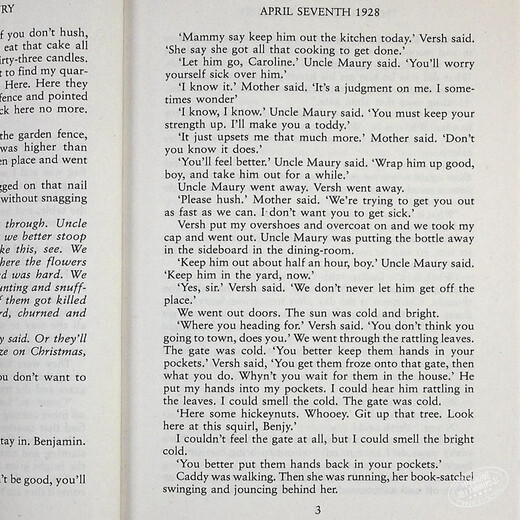 喧哗与骚动 英文原版 The Sound and the Fury 威廉 福克纳获奖