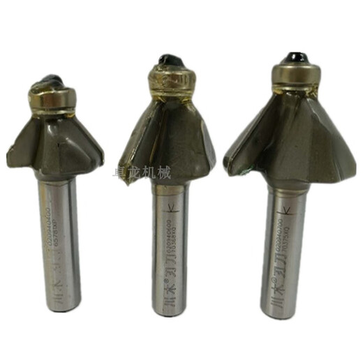 Ji Litian custom blade knife with bearing trimming cutter 45 degree angle edge trimming machine cutting machine cutting head woodworking professional tool milling cutter 0209 12138