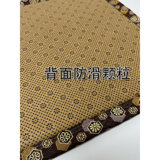 Lion olixing paille tapis anti-glisser sueur noix de vapeur de vapeur de vapeur rotin tatami balcon baie fenêtre tapis sauna room tapage à haute température tapis de paille d'origine couleur rattan anti-glissement 2 mm côté 679 60x180cm