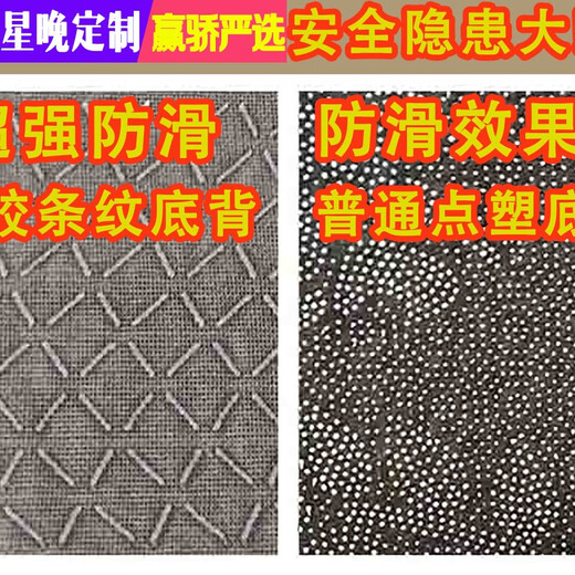 Xingwan anti-slip entrance door floor mats, entrance door mats, household high-end sense, red, festive, stain-resistant, can be cut, Xiangyun-Jiahe Wanshixing, really non-slip, silicone bottom, 50cm (side) 80cm (door)