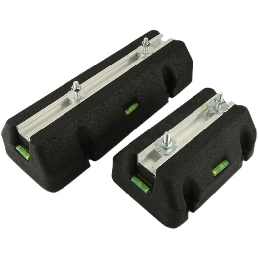 TLXT is suitable for air-conditioning outdoor unit shock-absorbing pad base, central air-conditioning anti-shock pad floor-standing bracket, noise reduction rubber big foot base, suitable for Gree Haier CD500*163*98, load bearing 250 kg, one pair with water