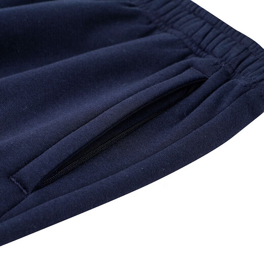 Jordan velvet men's cotton pants 2025 winter new thickened warm versatile casual pants loose trousers running sports pants Nova Blue velvet warm L/175