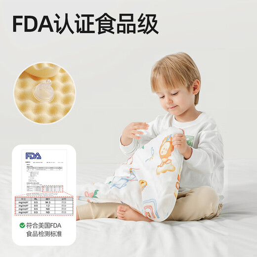 Betis baby pillow 3-12 months baby silicone pillow shaped neck protection nap pillow for all seasons 45*28*2.5cm