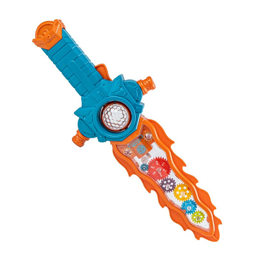 Smart Little Expert Sword juguete para niños Espada para niños Sword para bebés Cambio de plástico Luminoso Cambio de plástico y Light Ligero Gran Holy Sword Boy [Azul] Sound de engranaje fresco y espada ligera 9710 Conjunto de carga 3 Secciones No. 5 + destornillador