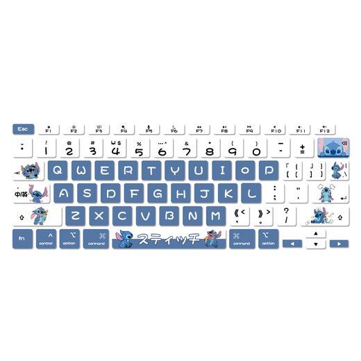 
Three-color cat is suitable for 2025 Apple MacBook keyboard film Pro14-inch 16 computer Air13 laptop Mac painted silicone 15.3 key protection waterproof and dustproof AJ-62 Stilt [A1278]
