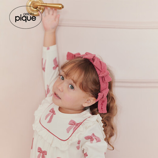 Gelatopique baby pajamas doll collar bow one-piece romper PBCO245455 ivory white 80cm