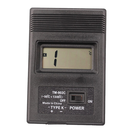 Thermoelementthermometer-Thermometer-Thermometer-Thermometer-Handheld-Anzeigevorrichtung vom EDIVIN K-Typ.