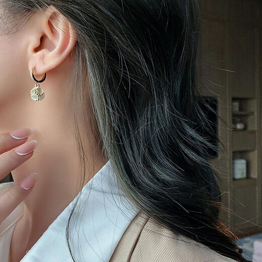 Idel Light Luxury Synthetic Cat's Eye Earrings 2025 New Trendy Niche Design Exquisite Earrings High-end Ear Jewelry for Women Baroque Earrings E0292