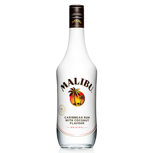 Malibu Authentische karibische Kokosnuss original importierte ausländische Wein Rum aus Basiswein und Weinmischung Urlaubsgeschenke Doppelflasche 700 ml [1400 ml]