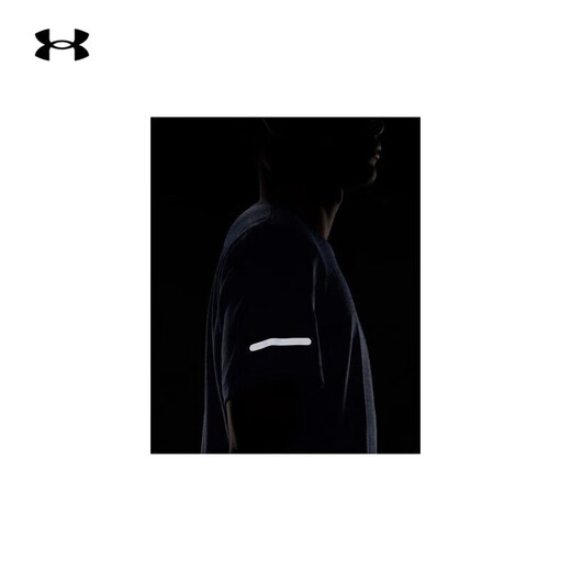 
Under Armor (UNDERARMOUR) official short-sleeved men's spring and summer Seamless fitness training suit breathable running half-sleeved sports T-shirt men's clothing 692 blue-63% nylon 37% polyester fiber XL