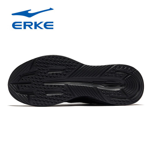 Hongxingerke (ERKE) sneakers men's black men's shoes waterproof and non-slip leather winter new shoes shock-absorbing and dirt-resistant outdoor running shoes 3523 black [waterproof leather style] 40