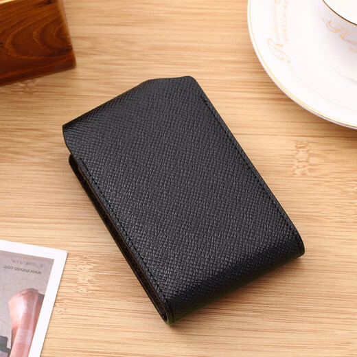 Meidu Tarjetero, Tarjetero Multifuncional para Tarjetas bancarias, antidesmagnetización, Tarjetero con Ranura para Tarjetas múltiples, Tarjetero para Tarjetas de Visita, Tarjetero para Documentos Comerciales Femenino, Tarjetero en acordeón, Negro