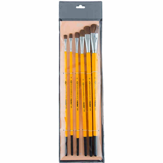 Zhongsheng Painting Material (Transon) Brusque en acrylique Brosse de loup brosse gouache brosse aquarelle de brosse à huile