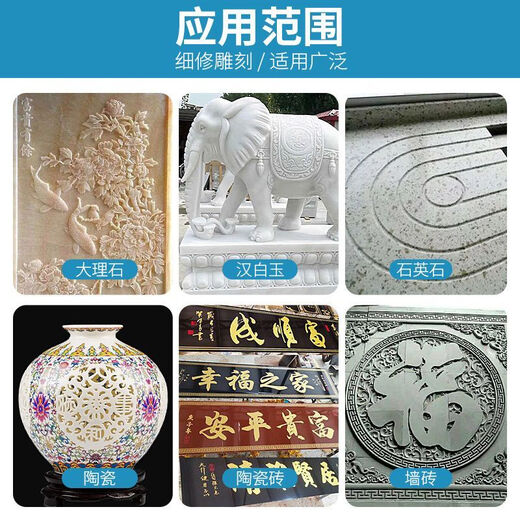 Haiduo diamond brazing hand drill small saw blade cutting piece collection jade ceramic tile floor tile carving piece clearing and slicing recommended set 10-piece set with rod boxed