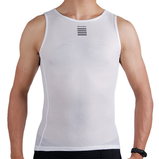 Lampada Lampada road mountain bike riding sweatshirt tight vest underwear cycling jersey sweat-wicking breathable bottoming shirt plain vest M/L