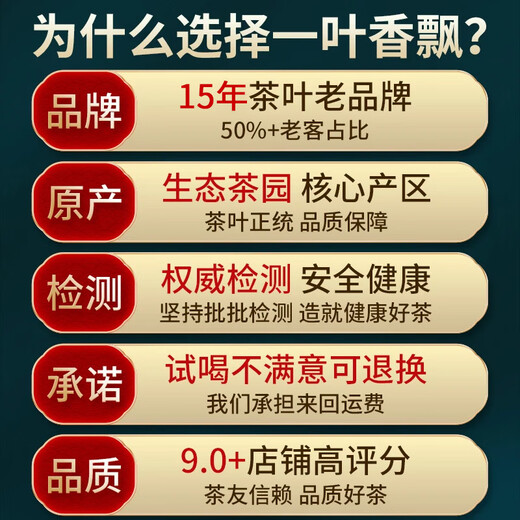 一叶香飘 特级铁观音茶叶 2025年新茶安溪乌龙茶清香型高山茶小袋盒装500g