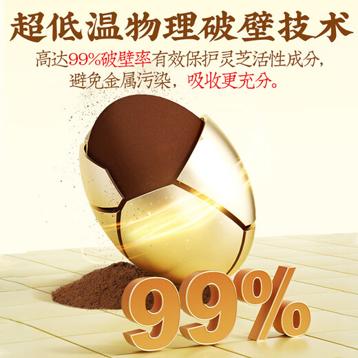 Peking Tongrentang [direkt in der Apotheke verkauft] Ganoderma lucidum sporenpulver, gebrochene Wand Ganoderma lucidum Sporenpulver, Verbesserung der Immunität und geben Sie den Eltern mittleren Alters und älteren Menschen, die Eltern und Älteste 1 Box geben